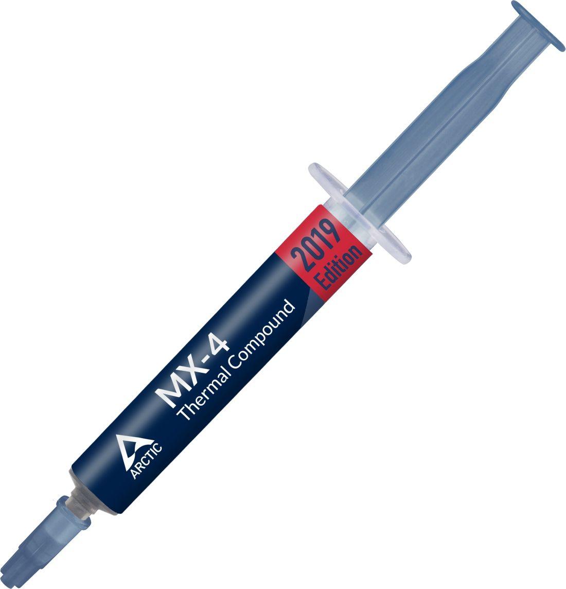 Arctic MX-4 (4 g) – didelio efektyvumo terminė pasta – 8,5 W/m·K – 2,5 g/cm³ – 4 g – 32 mm – 21 mm – 159 mm