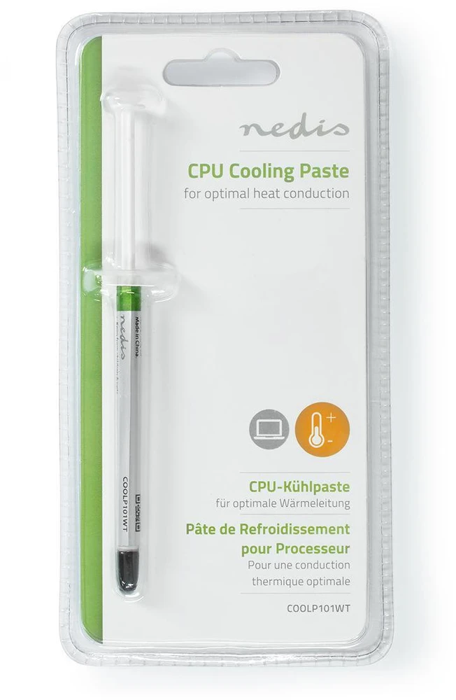 Nedis CPU termo pasta balta iki 340°C 1g, <0.25℃-in2/W