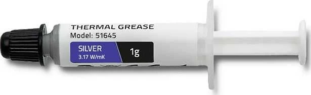 QOLTEC 51645 Qoltec Thermal paste 3.17 W/m-K 1g sidabrinis