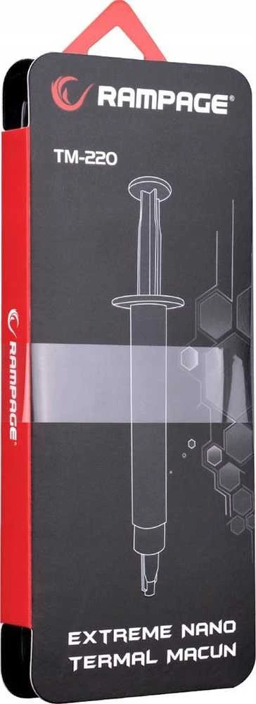 Rampage TM-220 terminė pasta 2g procesoriui 11w/m.K, mentele + IPA