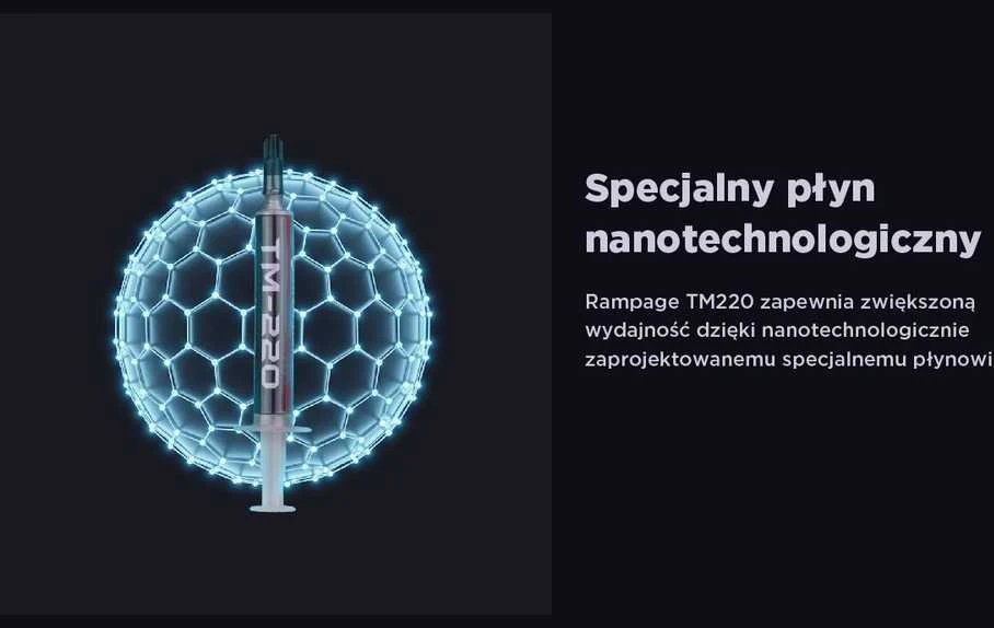 Rampage TM-220 terminė pasta 2g procesoriui 11w/m.K, mentele + IPA