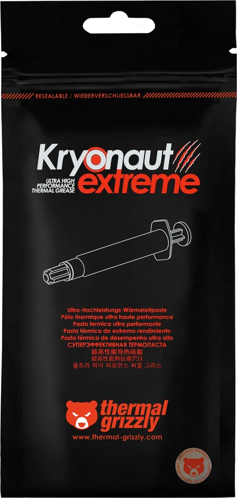 „Thermal Grizzly Kryonaut Extreme“ terminė pasta – 6 gramai