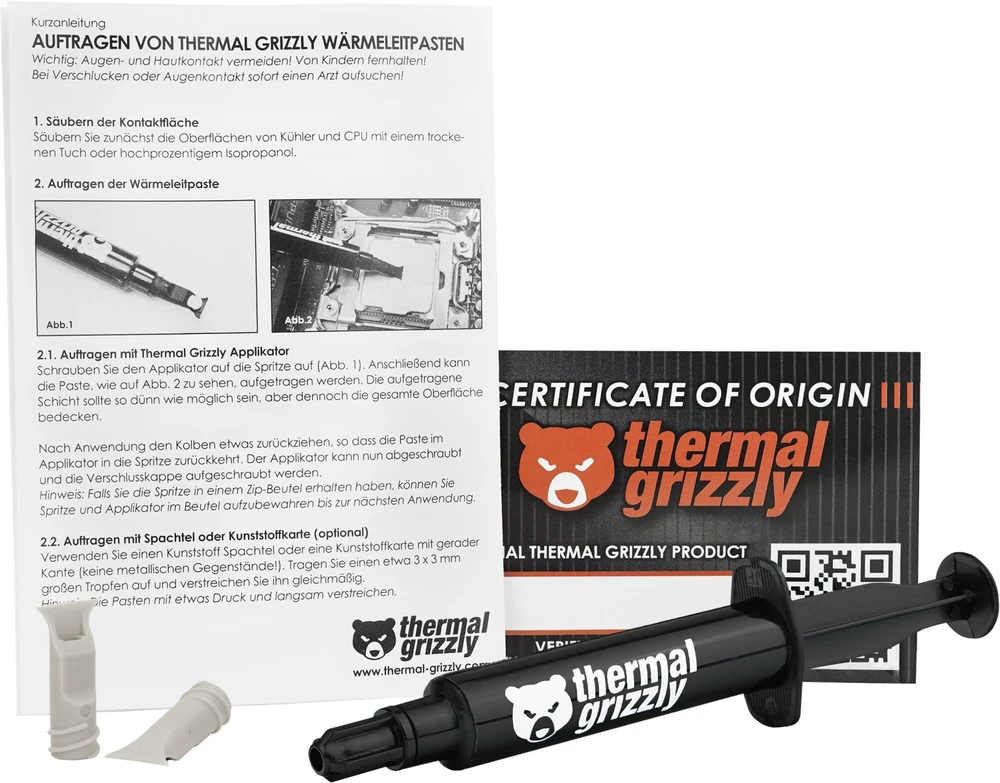 „Thermal Grizzly Kryonaut Extreme“ terminė pasta – 6 gramai