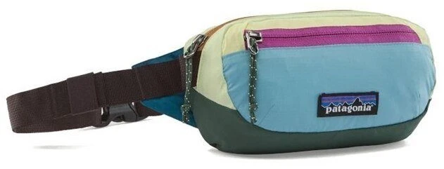 Saszetka terravia mini hip pack-patchwork-snowmelt mėlynas PATAGONIA
