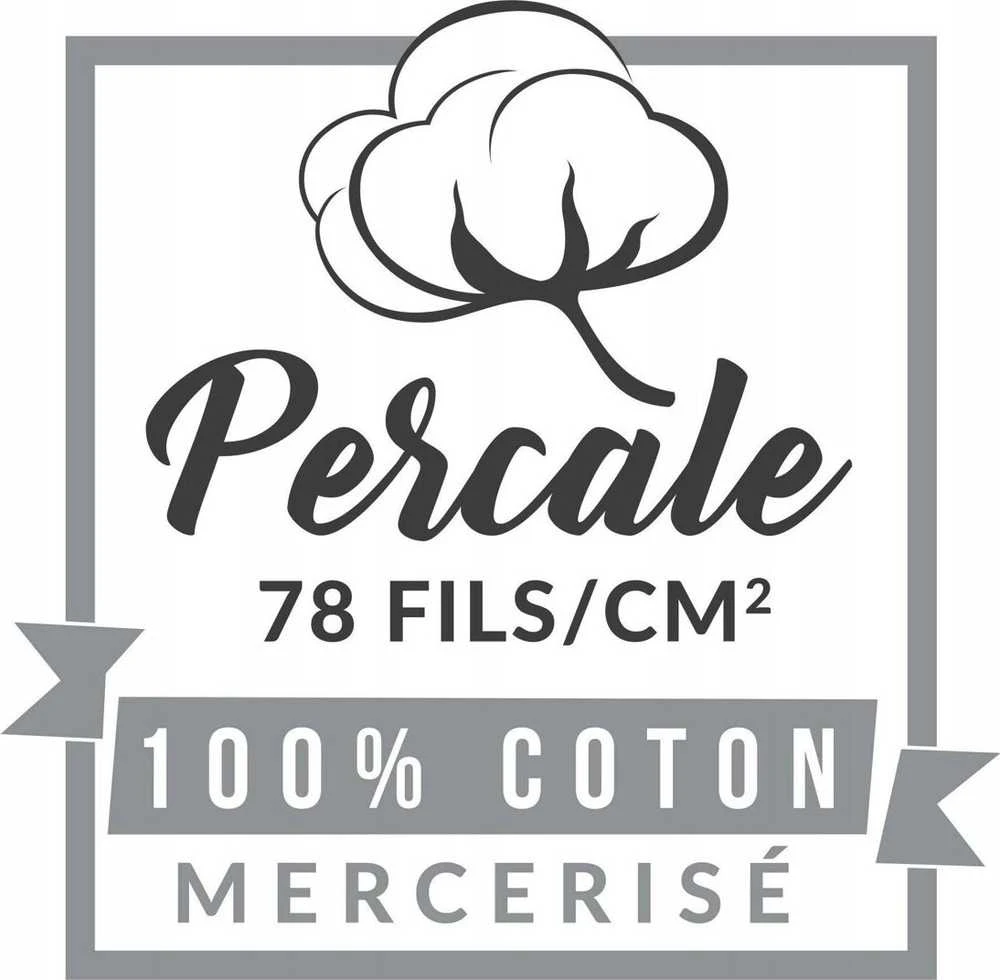 Patalynės komplektas Douceur Dinterieur Interjero dizainas PERCALINE percale antklodės užvalkalas 240 x 220 cm