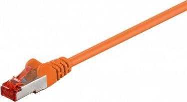 Goobay Oranžinis Patch-Kabelis CAT6 2,0m oranžinis S/FTP - 93471