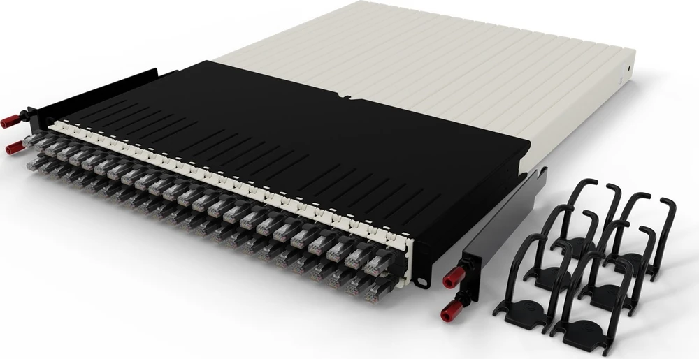 PATCHBOX Kabelių valdymo sistema .one 30RU, Cat.6a, U/UTP, juoda, 1.8m (PONE30UTPBK)
