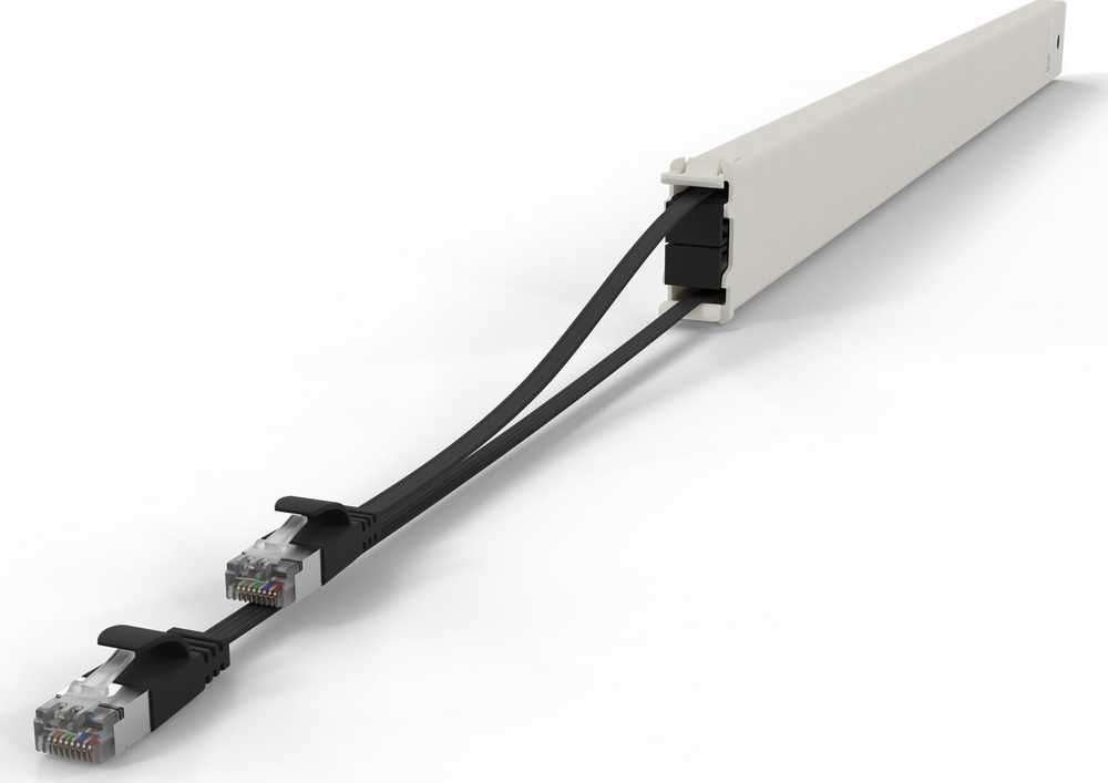 PATCHBOX CONE46STPBK kabelis sieciowy Juodas 2,5 m Cat6a U/FTP (STP)