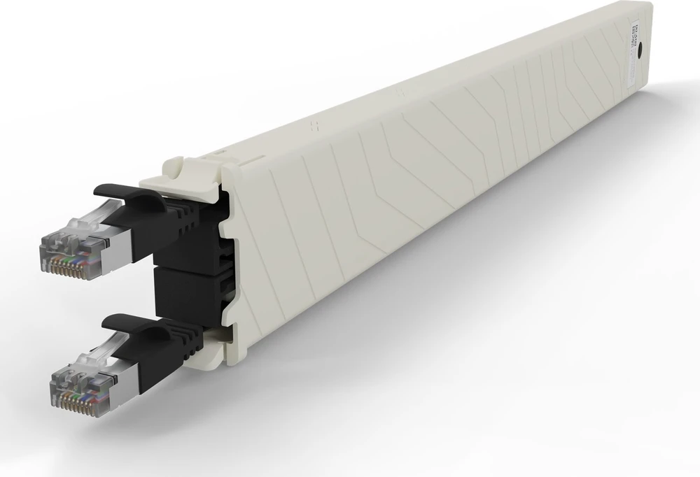 PATCHBOX CONEX8STPBK tinklo kabelis Juodas 0,8 m Cat6a U/FTP (STP)
