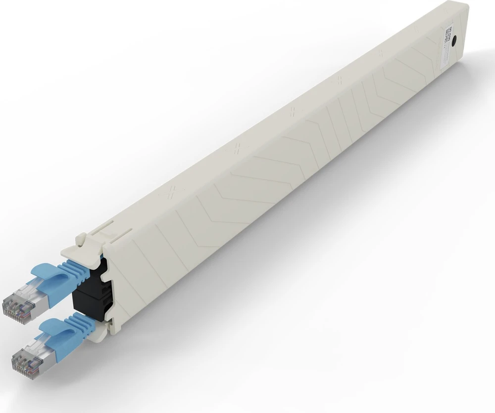 PATCHBOX CONEX8STPBL kabelis sieciowy Mėlyna 0,8 m Cat6a U/FTP (STP)