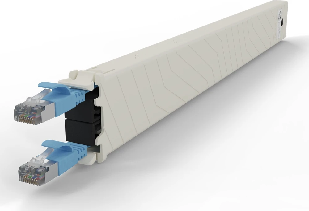 PATCHBOX CONEX8STPBL kabelis sieciowy Mėlyna 0,8 m Cat6a U/FTP (STP)