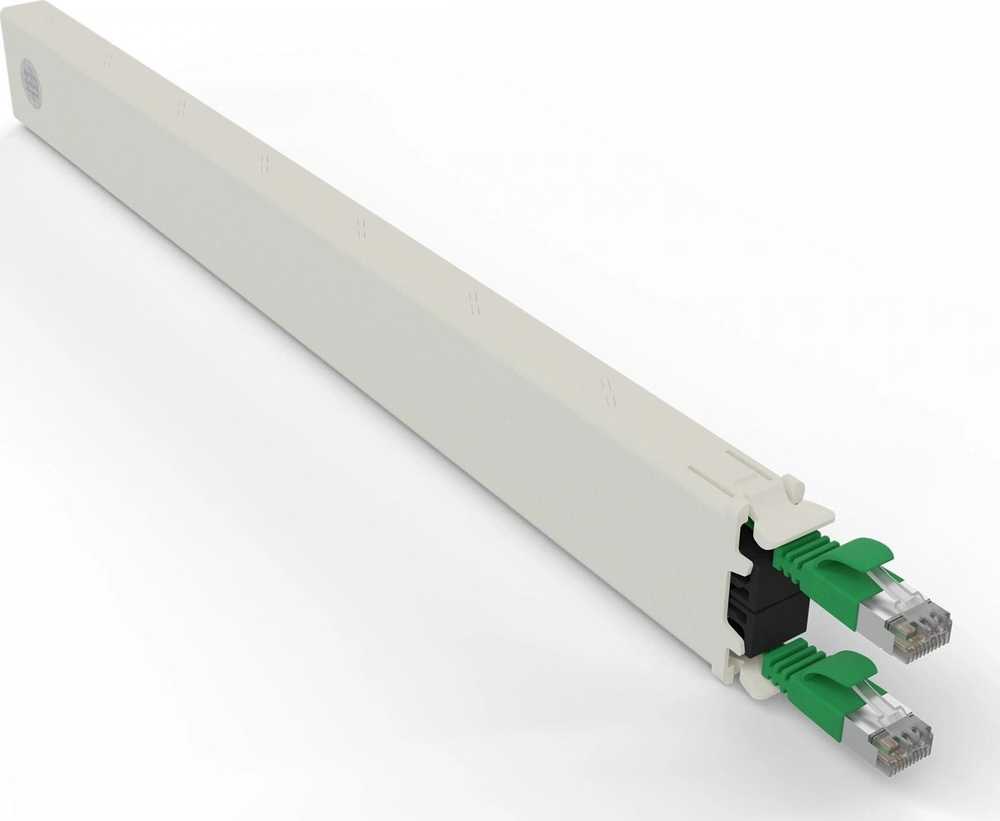 PATCHBOX CONEX8STPGR kabelis sieciowy Žalias 0,8 m Cat6a U/FTP (STP)