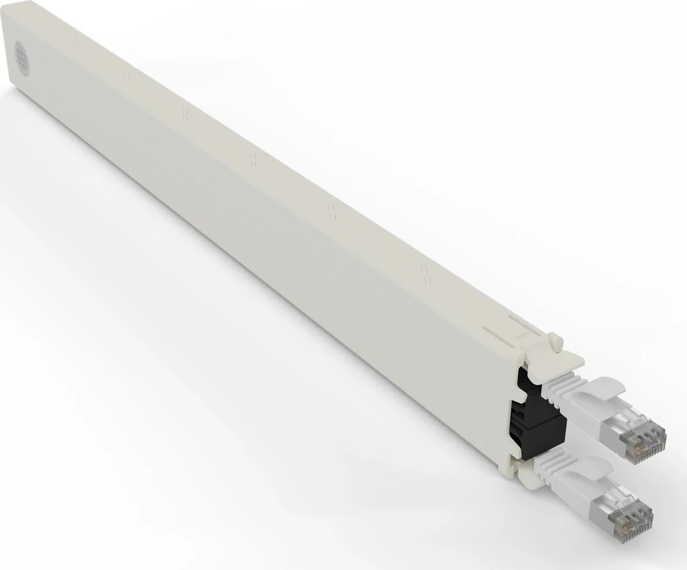 PATCHBOX CONEX8STPWH kabelis sieciowy Baltas 0,8 m Cat6a U/FTP (STP)