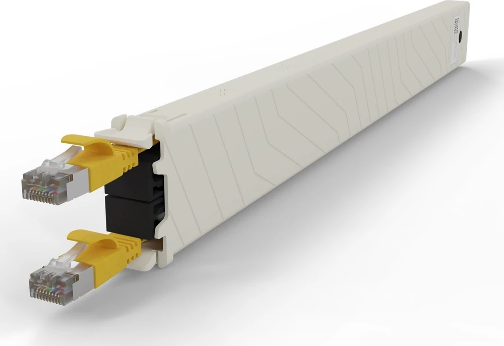 PATCHBOX CONEX8STPYL kabelis sieciowy Geltonas 0,8 m Cat6a U/FTP (STP)