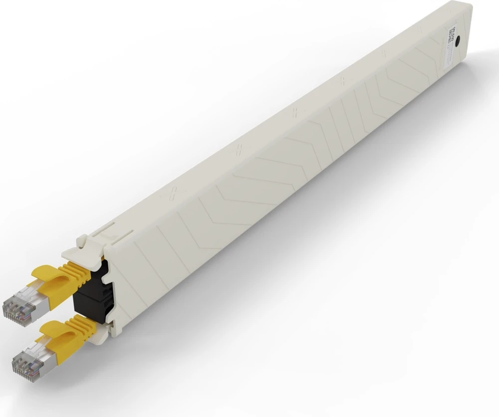 PATCHBOX CONEX8STPYL kabelis sieciowy Geltonas 0,8 m Cat6a U/FTP (STP)