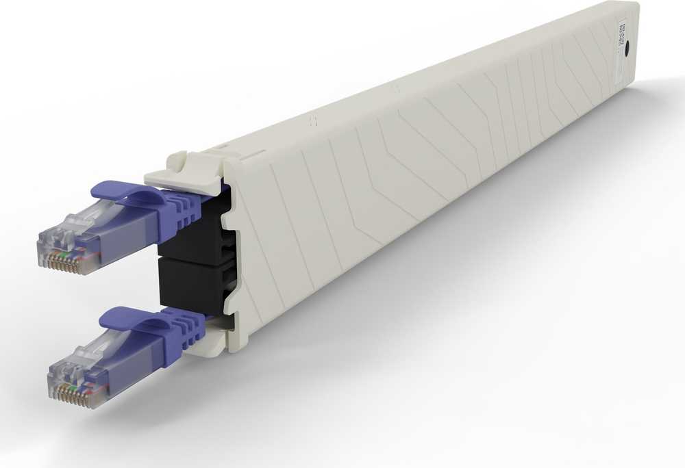 PATCHBOX CONEX8UTPVI kabelis sieciowy Violetinis 0,8 m Cat6a U/UTP (UTP)