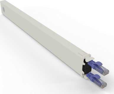PATCHBOX CONEX8UTPVI kabelis sieciowy Violetinis 0,8 m Cat6a U/UTP (UTP)