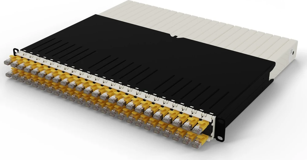 PATCHBOX PONEX8STPYL tinklo kabelis geltonas 0,8 m Cat6a U/FTP (STP)