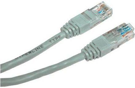 Patchcord, UTP, Cat.6, neekranuotas, 2m, pilkas