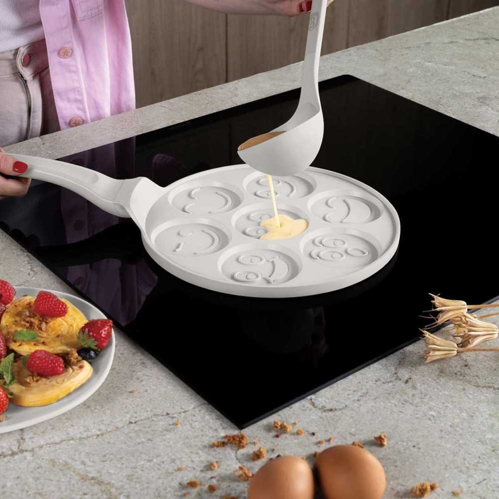 Blynų keptuvė 26cm, 7 blyneliams «Emoji», Berlinger Haus SAHARA | BH-7792