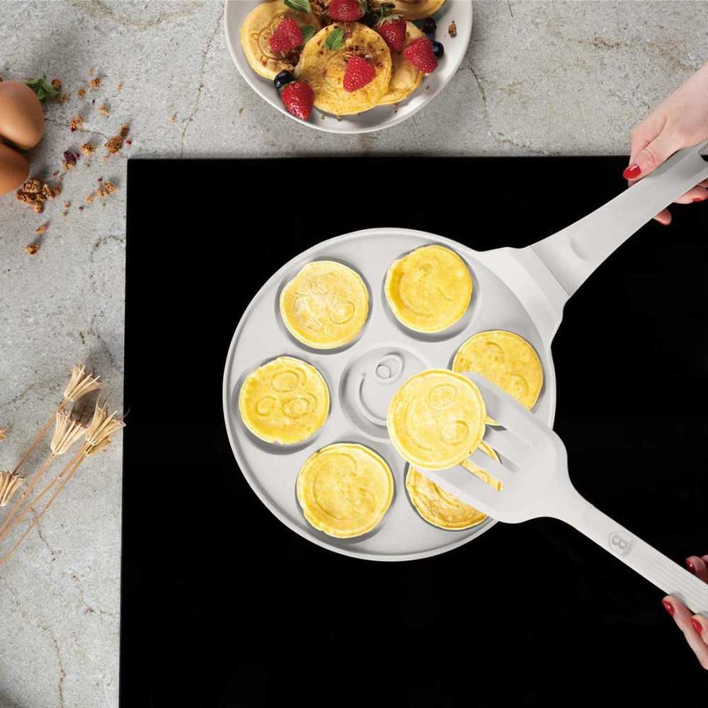 Blynų keptuvė 26cm, 7 blyneliams «Emoji», Berlinger Haus SAHARA | BH-7792