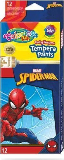 Dažai guašas Colorino Spiderman, 12 vnt. 91840PTRR
