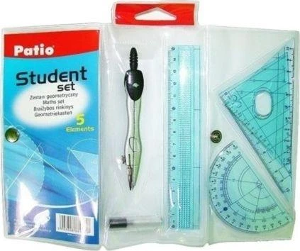 PATIO Student braižymo priemonės dėkle
