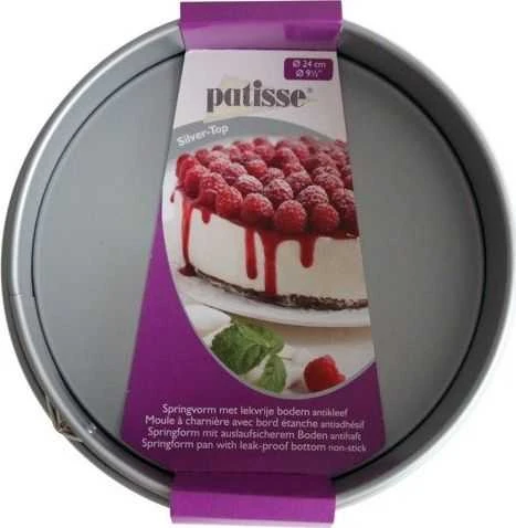 Patisse torto forma su apvadu 24 cm Patisse Sidabrinis Top universalus