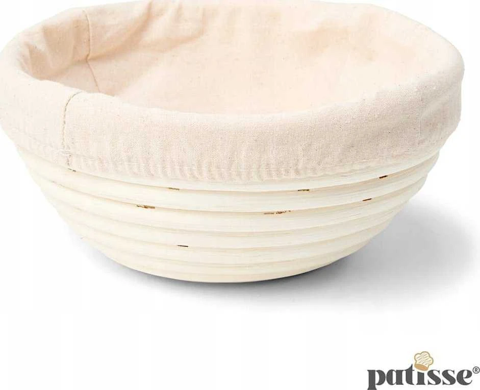 Patisse Apvalus pintas krepšelis su drobe 20cm - Patisse