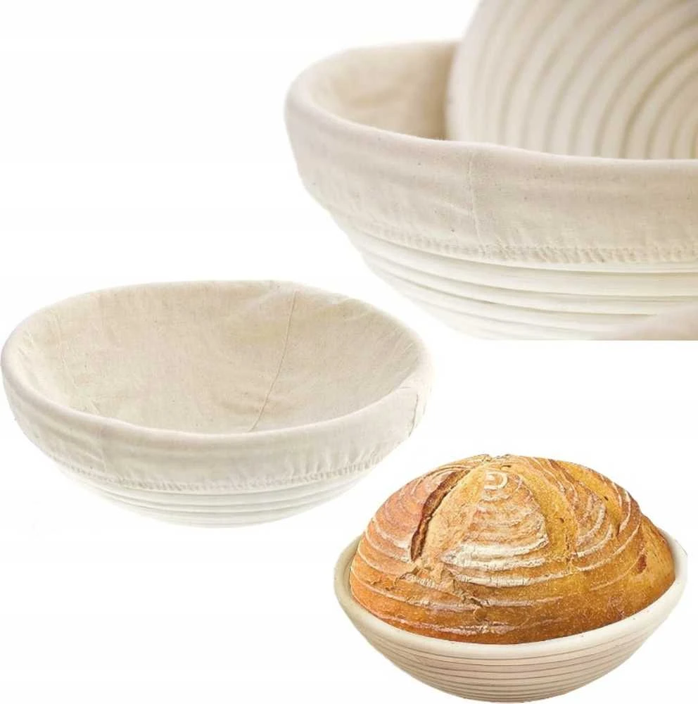 Patisse Apvalus pintas krepšelis su drobe 25 cm -