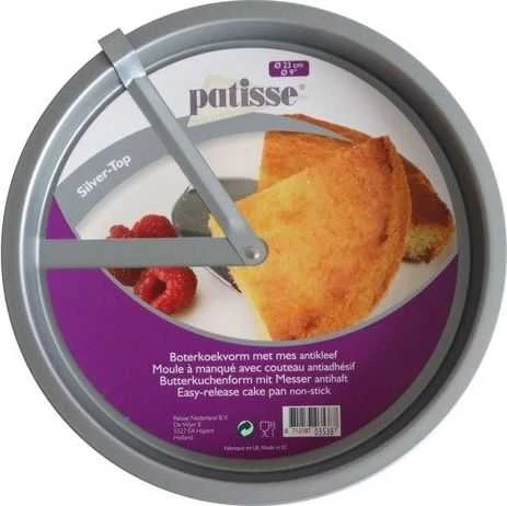 Nezatříděno Patisse Foremka do ciasta su odcinarką 23 cm Sidabrinis Top universalus