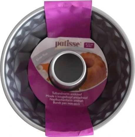 Patisse Forma do babki su tubą 22 cm Sidabrinis Top universalus
