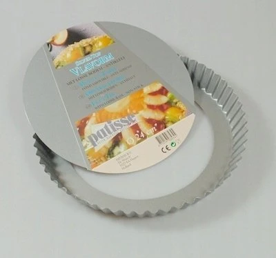 PATISSE Sidabrinis-TOP torto skarda, kišas su nuimamu pagrindu 30 cm