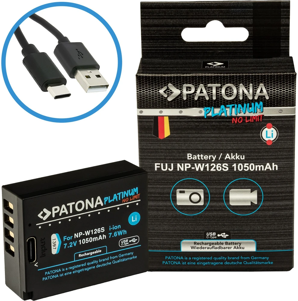 Akumuliatorius Patona PATONA 1397 baterija do aparatu/kamery Litowo-jonowa (Li-Ion) 1050 mAh