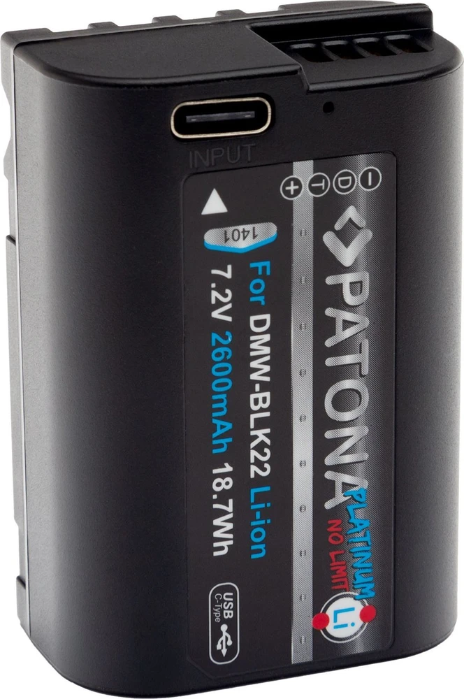 Akumuliatorius Patona PATONA 1401 baterija do aparatu/kamery Litowo-jonowa (Li-Ion) 2600 mAh