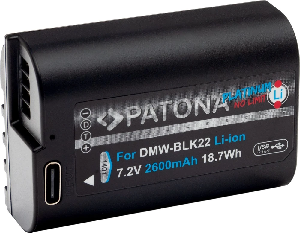 Akumuliatorius Patona PATONA 1401 baterija do aparatu/kamery Litowo-jonowa (Li-Ion) 2600 mAh