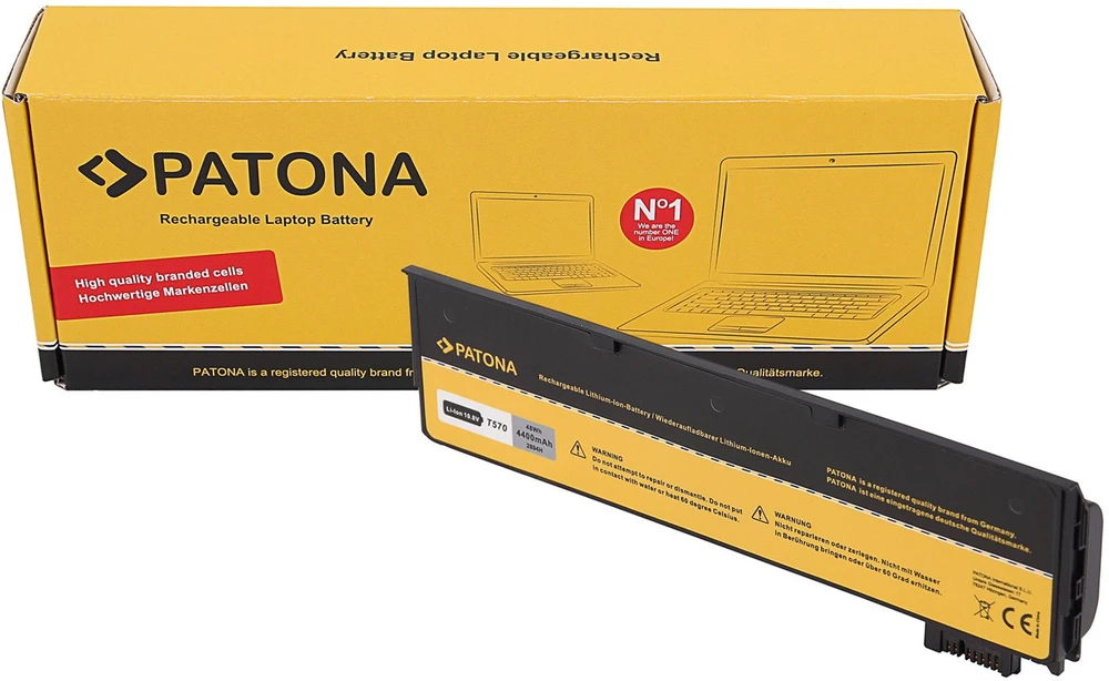 Baterija PATONA Lenovo ThinkPad T470 T480 T570 T580 P51s P52s 4X50M08812 61++