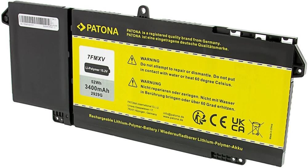 Bateria Patona PATONA 2929 dalys zamienne do notatników Bateria