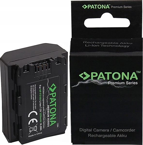 Patona baterija PATONA 1284 fotoaparato / vaizdo kameros baterija Lithium-ion (Li-Ion) 2040 mAh