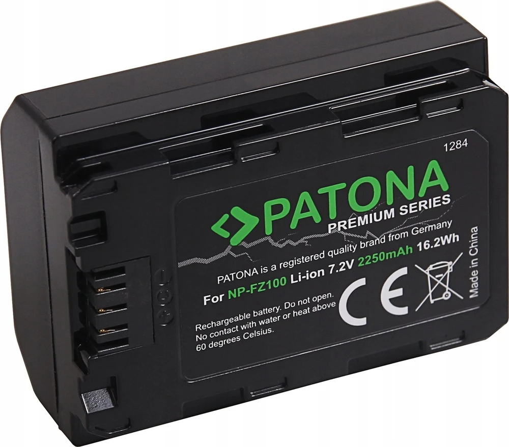 Patona baterija PATONA 1284 fotoaparato / vaizdo kameros baterija Lithium-ion (Li-Ion) 2040 mAh