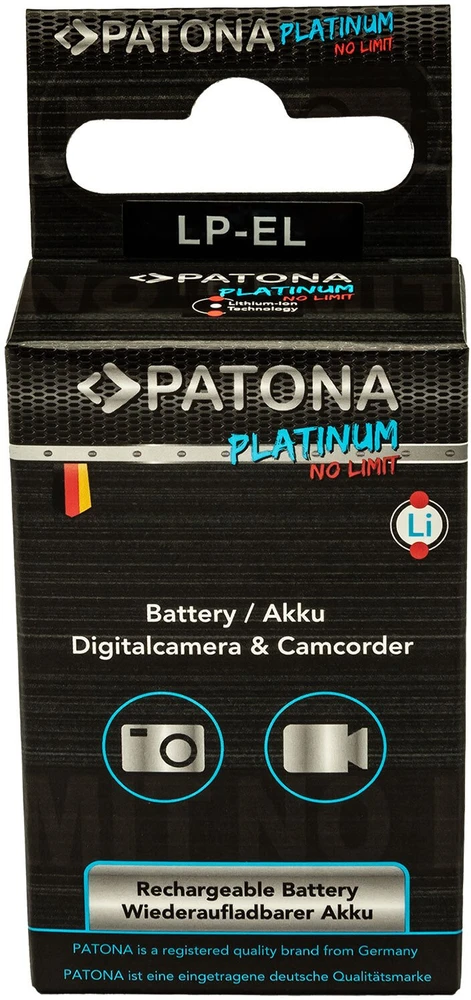 Akumuliatorius Patona Patona Platinum Canon LP-EL (DS401231)