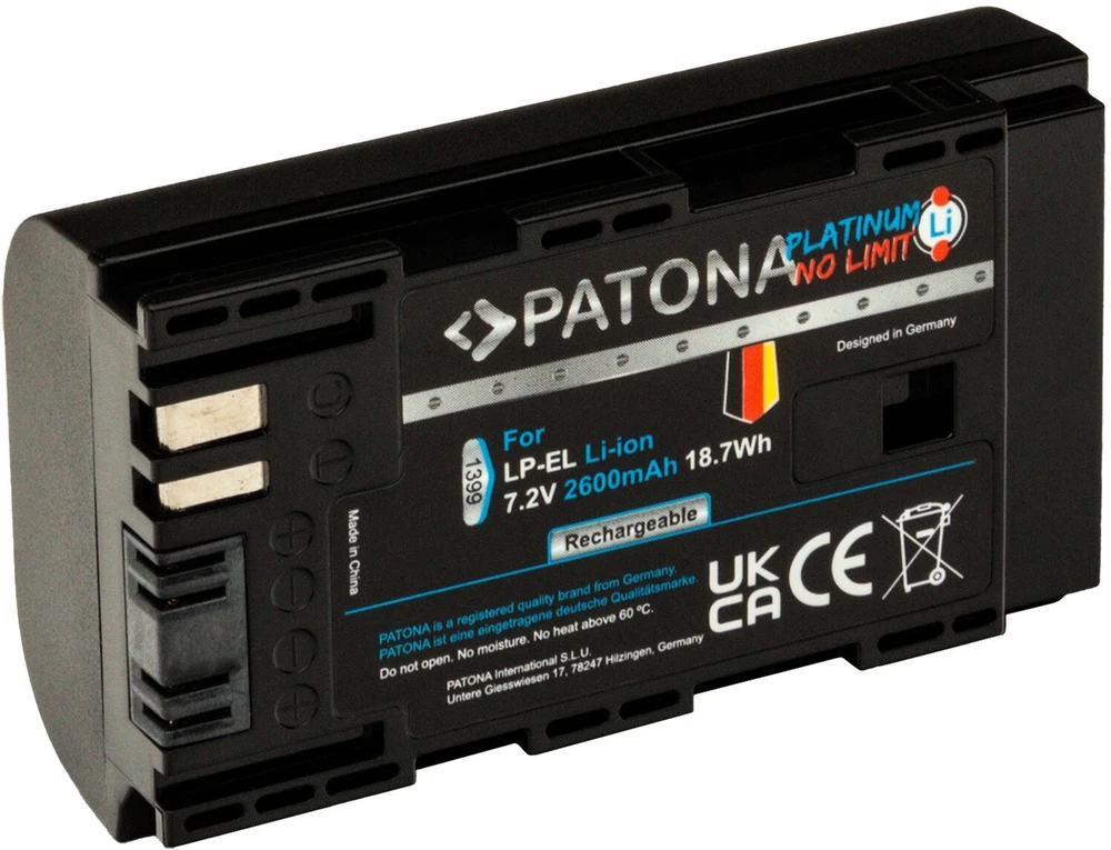 Akumuliatorius Patona Patona Platinum Canon LP-EL (DS401231)