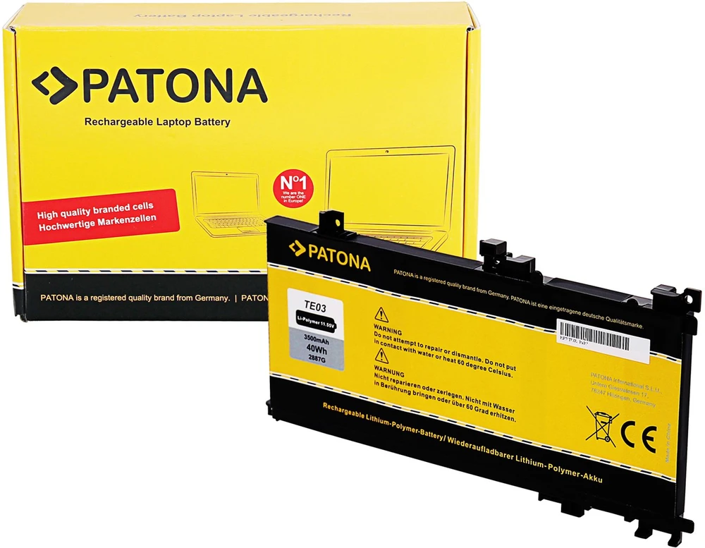 Patona PATONA 2887 atsarginės dalys sąsiuviniams Baterija
