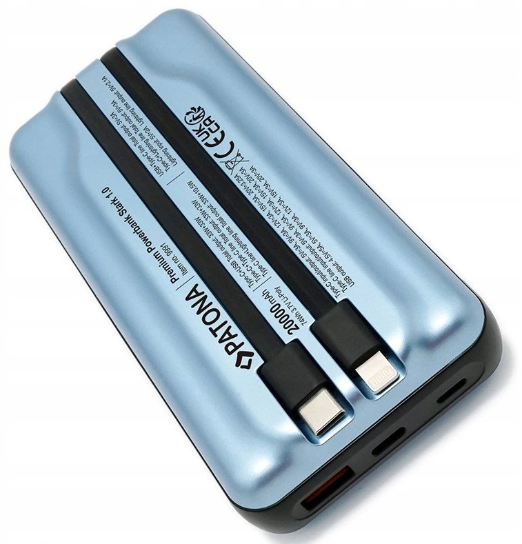Patona Premium klasės išorinė baterija Stark 1.0 PD65W 20000mAh