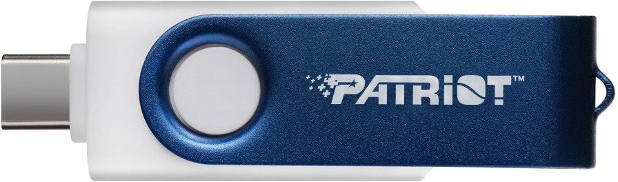 „Mėlyna Patriot Xporter X550“ 32 GB, USB atmintinė - mėlynas/baltas, USB-A ir USB-C 3.2 Gen 1
