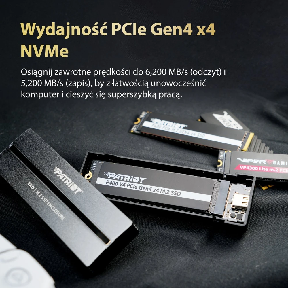 Patriot P400 V4 2 TB, SSD – PCIe 4.0 x4, NVMe 2.0, M.2 2280