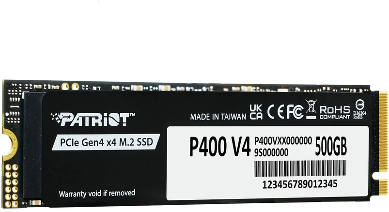 Patriot P400 V4 PCIe4 NVMe 500GB