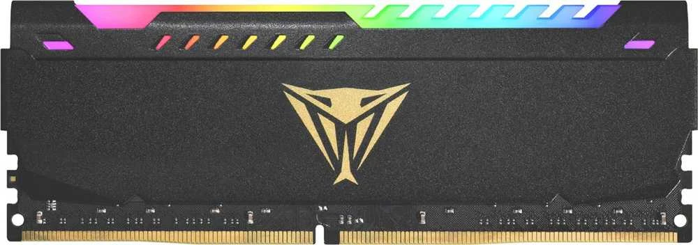 Operatyvioji atmintis RAM PATRIOT Viper Steel RGB DDR4 32GB 2x16GB 3600MHz w/ Juodas heatshield Dual Kit