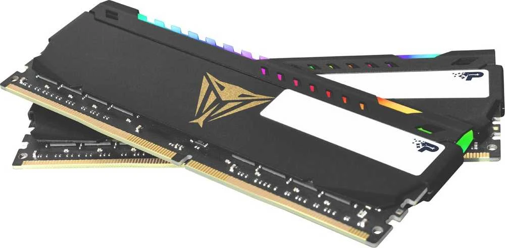 Operatyvioji atmintis RAM PATRIOT Viper Steel RGB DDR4 32GB 2x16GB 3600MHz w/ Juodas heatshield Dual Kit
