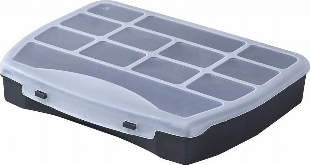 Dėžė Patrol Organizer Domino 25 iš PVC | juoda (25 x 20 x 4,4 cm)